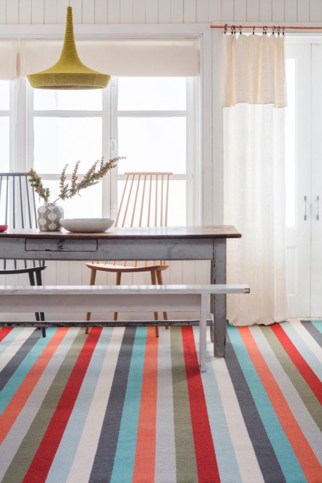 Alternative Flooring Lifestyle Carpet 1920 Wool Designer Margo Selby Stripe Frolic Minnis